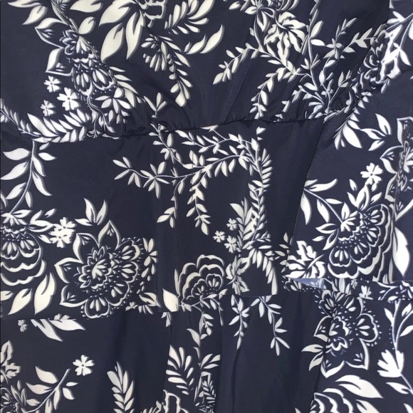 Women’s Navy & White Swimsuit, Size 22W
with built in attached bra - Picture 2 of 4